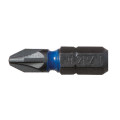 Embout de vissage impact blue steel 25 mm - pz1