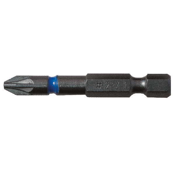 Embout de vissage impact blue steel 50 mm - pz2