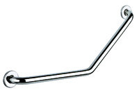 Barre d'appui coudée 135° Inox brillant, 400 x 400 mm - Delabie - 5081P2