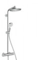 Colonne de douche Showerpipe 240 1jet Crometta S Hansgrohe - Hansgrohe - 27267000