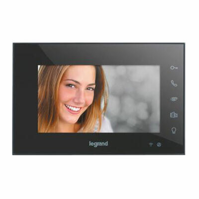 Écran intérieur connecté 7 pouces noir pour easy kit