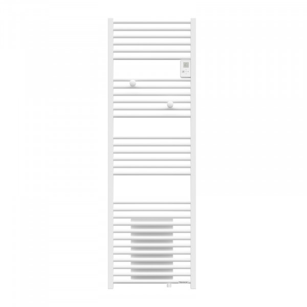 Sèche-serviettes riva 4 mixte avec soufflerie 1750w blanc satin