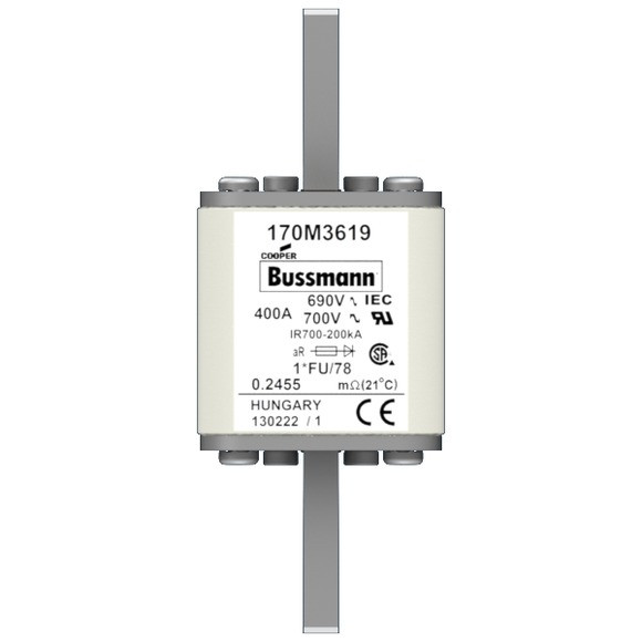 Eaton 170m3619 fuse 400a 690v 1*fu/78 ar uc