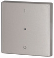 Bouton à bascule, simple, avec led, i/0, couleur argent (CWIZ-01/13-LED)