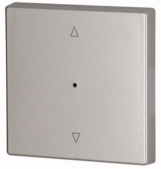 Bouton à bascule, simple, avec led, couleur argent, flèches (CWIZ-01/23-LED)