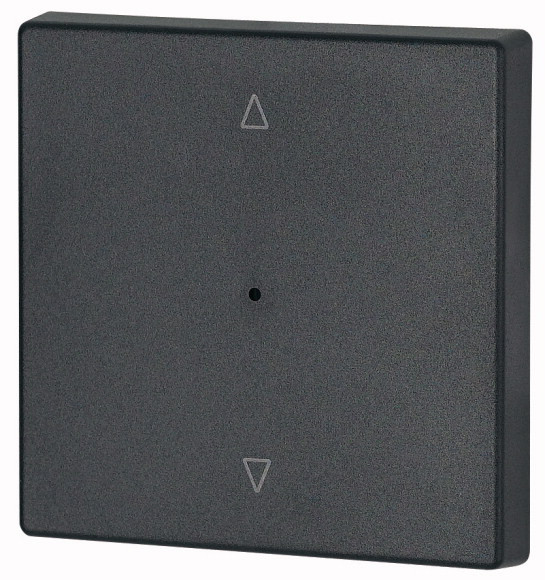 Bouton à bascule, simple, avec led, anthracite, flèches (CWIZ-01/24-LED)