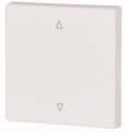 Bouton à bascule, simple, flèches, blanc brillant (CWIZ-01/51)