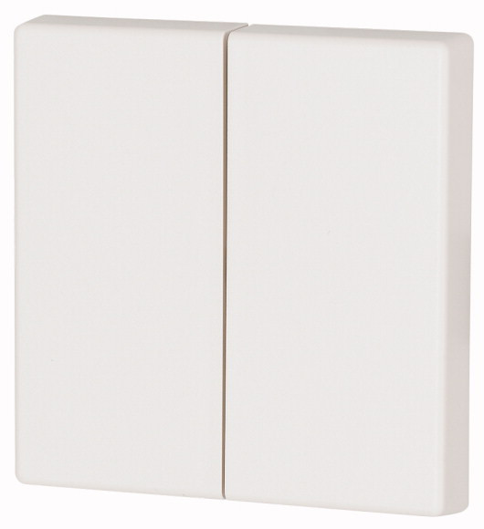 Bouton à bascule, double, blanc (CWIZ-02/01)