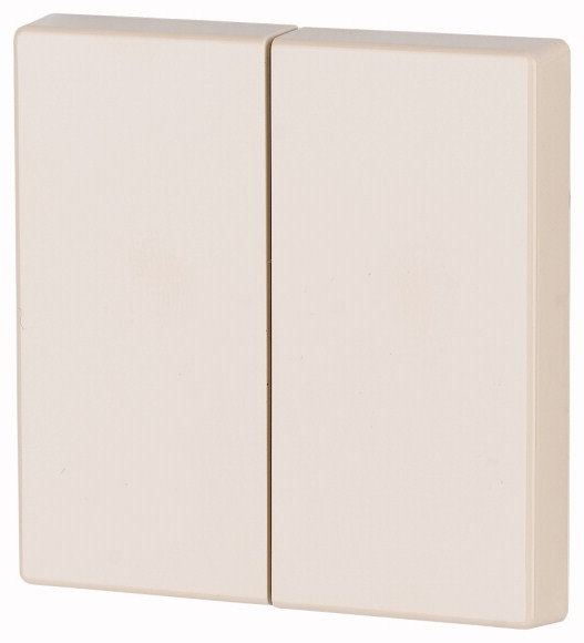 Bouton à bascule, double, couleur argent brillant (CWIZ-02/32)
