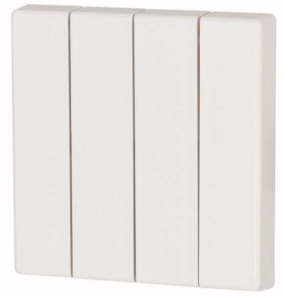 Bouton à bascule, quadruple, blanc (CWIZ-04/01)