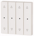 Bouton à bascule, quadruple, avec led, blanc, flèches (CWIZ-04/21-LED)