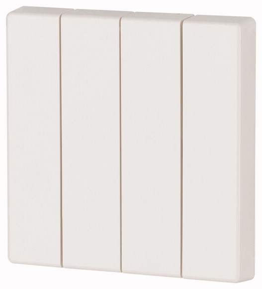 Bouton à bascule, quadruple, blanc brillant (CWIZ-04/31)