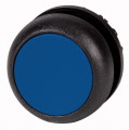 Bouton-poussoir lumineux, plat, bleu, à accrochage (M22S-DRL-B)