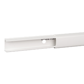 OptiLine Mini - moulure PVC blanc polaire 12x20mm 1 compartiment 2,1m