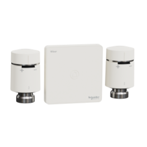 Tête de vannes thermostatiques connectées Schneider Wiser radio Zigbee