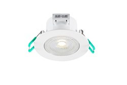 Spot encastré Start eco spot 5w  480lm 840 ip44 blanc