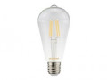 Lampe LED Toledo Retro ST64 Edison 470LM E27 4W lampe standard LED effet filament - Sylvania