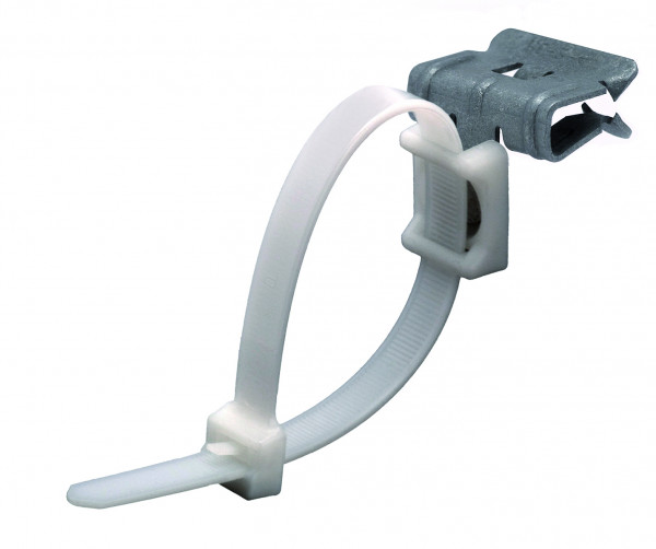 Attache à clipser ep 3-8mm avec collier plastique - B-line - BE24CT2