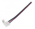 Start flex ip20 connecteur droit rgb x5 + 1m fil