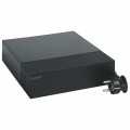 Legrand - Rallonge multiprise pour espace TV 16A 230V 4x2P+T , 4x2P , interrupteur , parafoudre et cordon 2m - noir