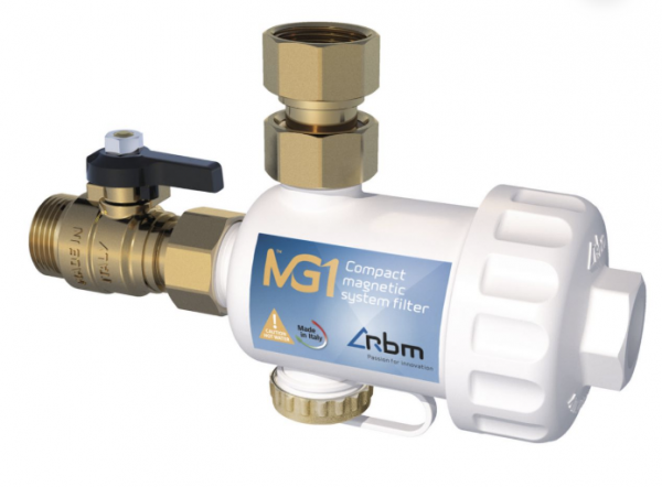 Filtre magnétique désemboueur MG1 blanc ultra compact - Rbm - 30700550