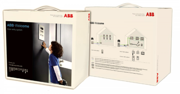 Kit audio vidéo mini os écran 7" encastré ABB