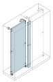 Kit assemblage platine armoire juxtaposée is2 h=2000 mm