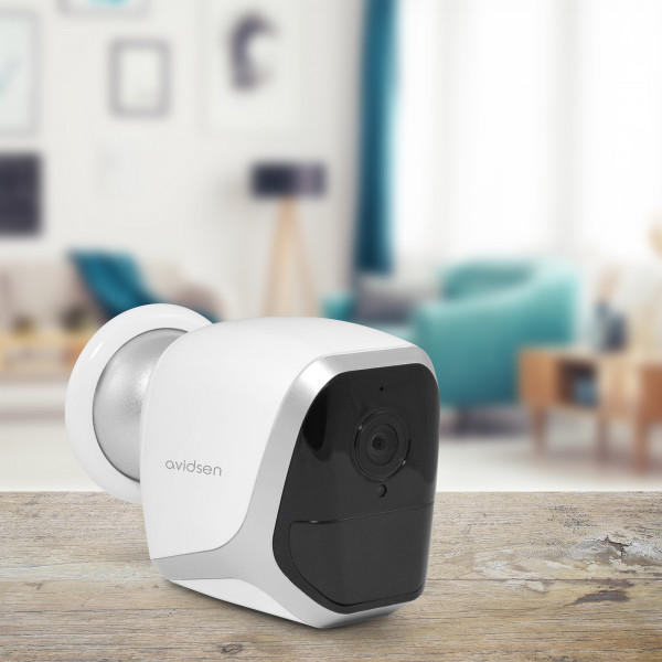 Caméra de surveillance IP extérieur/intérieur WiFi autonome sur piles avec détecteur de mouvement - Avidsen - Avidsen - 123985