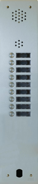 Plaque audio alu 9 bp 2 voice complete (20575)