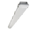 Luminaire étanche double 1800mm 60w 4000k, secours et dali, ip65 et ik08