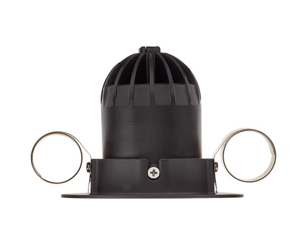 Encastré 1901 noir fixe 3000k faisceau moyen dim 230v ip65