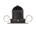 Encastré 1901 noir fixe 3000k faisceau moyen dim 230v ip65
