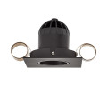 Encastré 1901 noir carré orientable  2700k faisceau intensif dim 1-10v