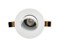 Encastré 1901 rond blanc orientable 2700k faisceau intensif dim dali - Colingwood - BDL01A27ND