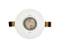 Encastré 1901 rond blanc orientable 2700k faisceau intensif dim dali - Colingwood - BDL01A27ND