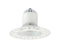 Encastré 1901 blanc trim simple orientable  2700k faisceau intensif dim 1-10v