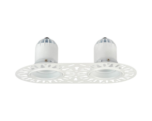 Encastré 1901 blanc trimless double orientable  2700k faisceau extensif dim 230v