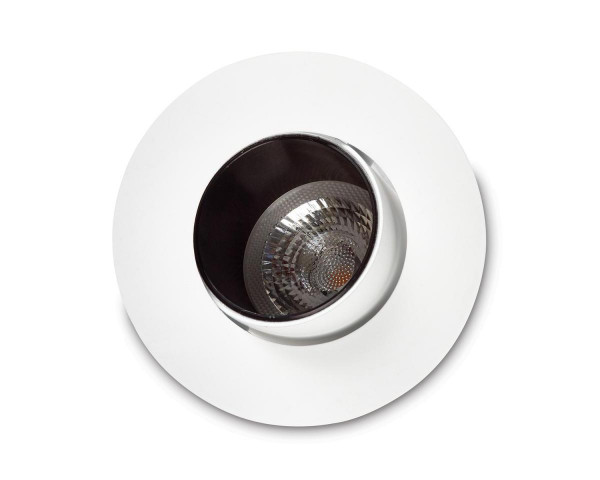 Encastré 1901 blanc orientable 4000k faisceau moyen dim 230v