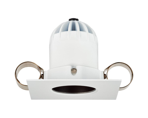 Encastré 1901 blanc carré fixe 4000k faisceau extensif dim 230v ip65