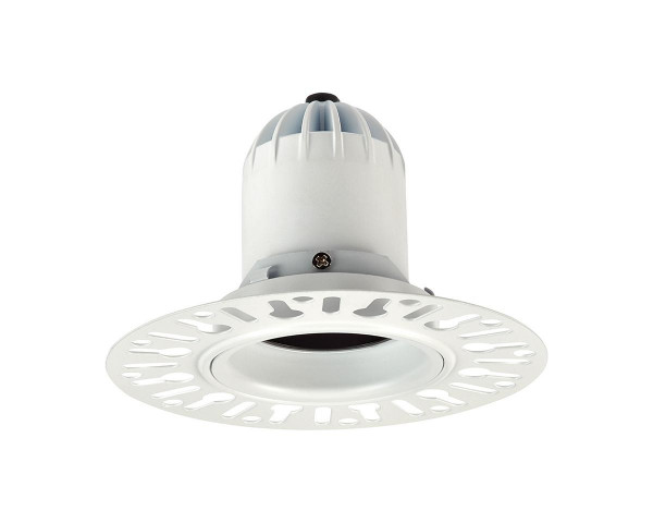 Encastré 1901 blanc trim simple orientable  4000k faisceau intensif dim 1-10v