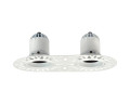 Encastré 1901 blanc trimless double orientable  4000k faisceau extensif dim 230v