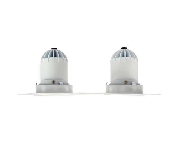 Encastré 1901 blanc trimless double orientable  4000k faisceau extensif dim 230v