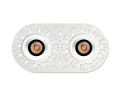 Encastré 1901 blanc trimless double fixe 4000k faisceau extensif dim dali