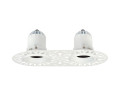 Encastré 1901 blanc trimless double fixe 4000k faisceau extensif dim dali