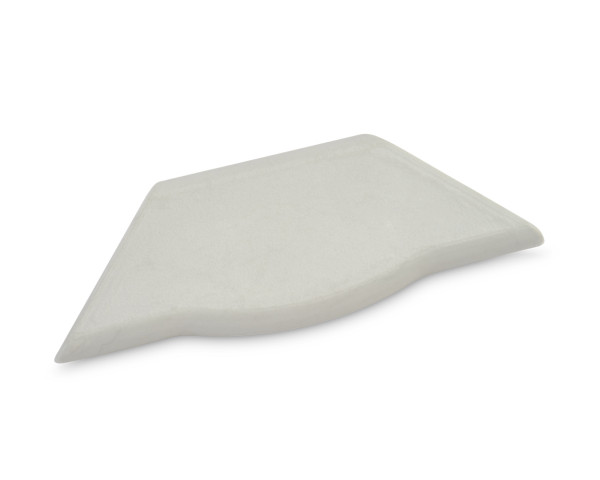 Embout abs pour profil ultra fin en aluminium anodisé