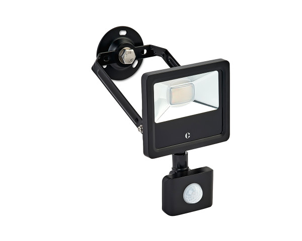 Projecteur de 10w à couleur led commutables, 3000k, 4000k et 6000k, ip44, pir