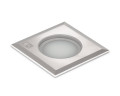 Encastre de sol carre d36 inox 0,5w 3000k