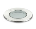 Encastré rond basse luminance diffuseur intégré, inox 316, 1w, 30°, 2700k, ip68