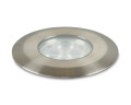 Encastré de sol rond à source unique, 40°, 2700k, ip67, 230v , inox 316