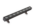 Barre led noire faisceau de 45°, ip65, 2700k, alim 700ma non incluse, 400mm 